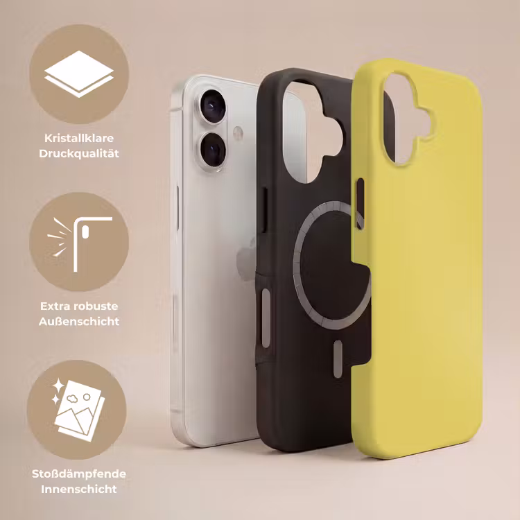 Golden - Ochre - Geel Toughcase MagSafe Apple iPhone 17 klein 1017 -USP_Lagen_DE