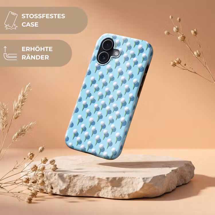 Golf - Ballen - Blauw Toughcase MagSafe Apple iPhone 17 klein 1017 -USP_RandenV_DE