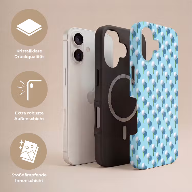 Golf - Ballen - Blauw Toughcase MagSafe Apple iPhone 17 klein 1017 -USP_Lagen_DE
