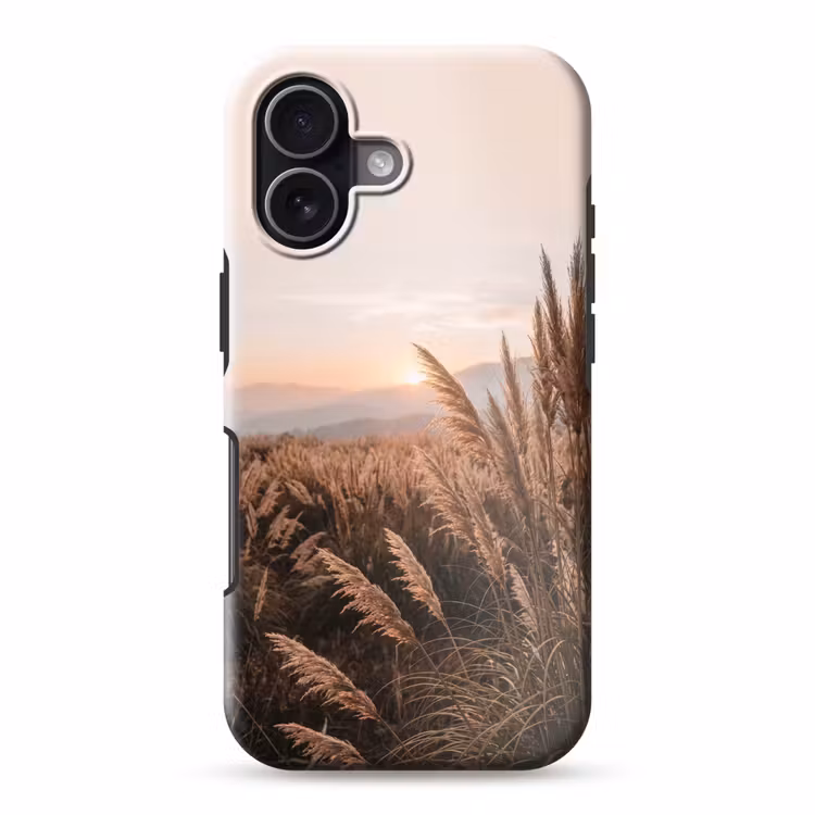 Gras - Veld - Zon - Natuur Toughcase MagSafe Apple iPhone 17 klein -3d