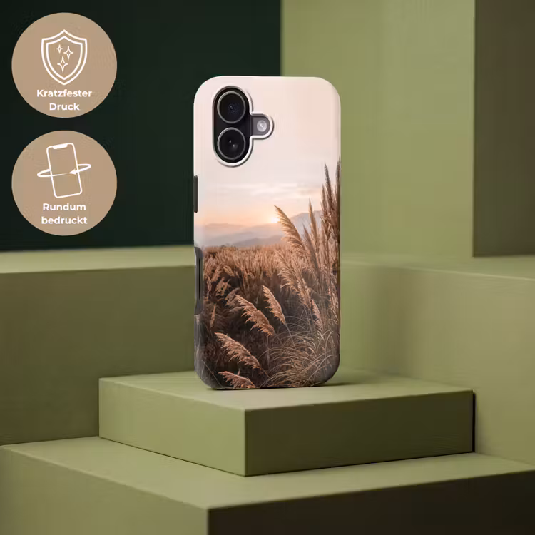 Gras - Veld - Zon - Natuur Toughcase MagSafe Apple iPhone 17 klein -USP_PrintM_DE