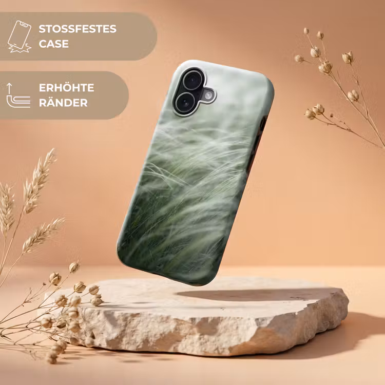 Gras - Wazig - Natuur - Groen - Zacht Toughcase MagSafe Apple iPhone 17 klein -USP_RandenV_DE