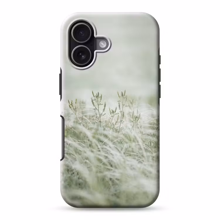Grassen - Minimalistisch - Groen Toughcase MagSafe Apple iPhone 17 klein -3d
