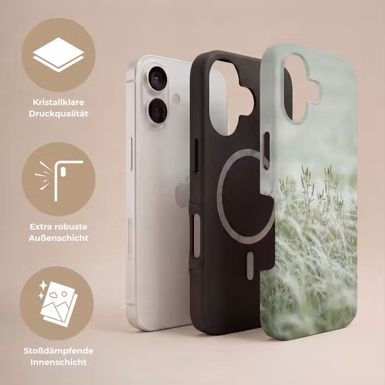Grassen - Minimalistisch - Groen Toughcase MagSafe Apple iPhone 17 klein -USP_Lagen_DE