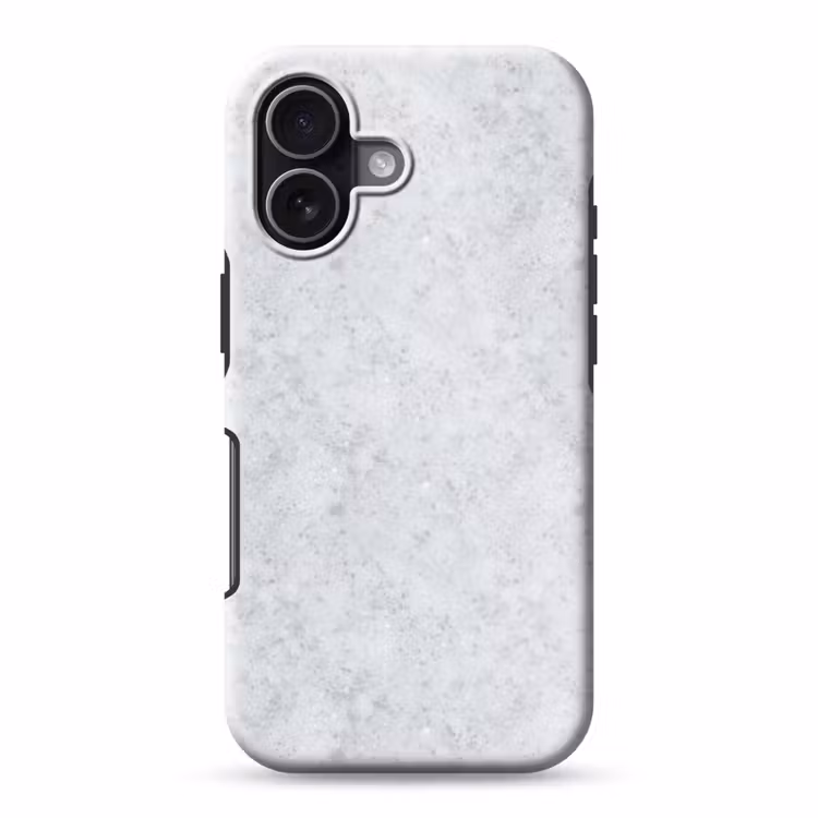 Grijs - Terrazzo-effect - Beton Toughcase MagSafe Apple iPhone 17 klein 1017 -3d
