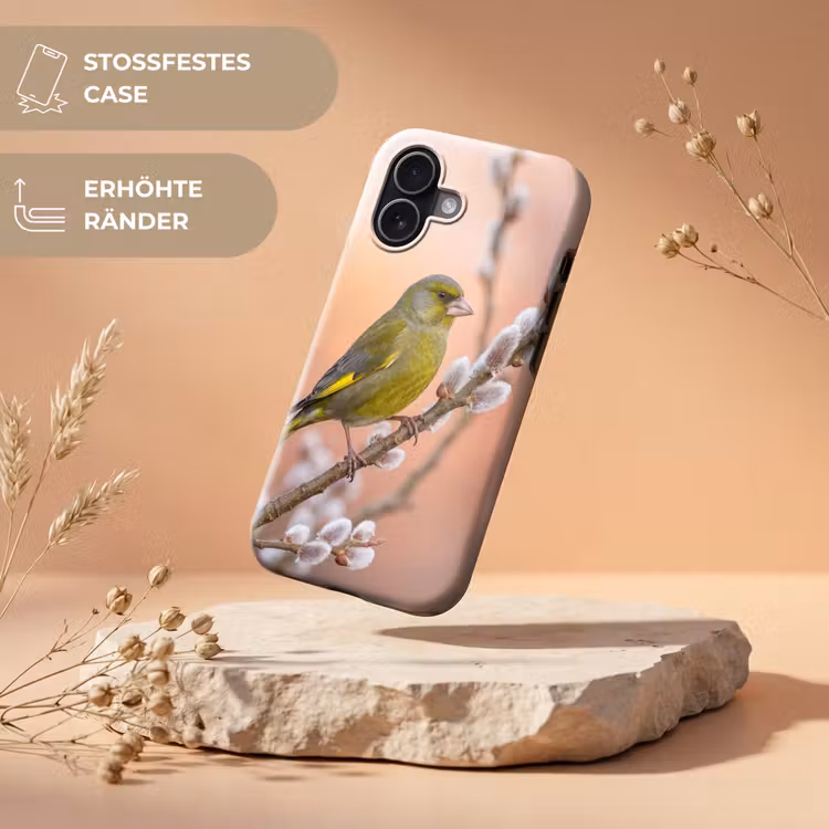 Groenling - Katjes - Lente - Natuur - Zacht Toughcase MagSafe Apple iPhone 17 klein -USP_RandenV_DE