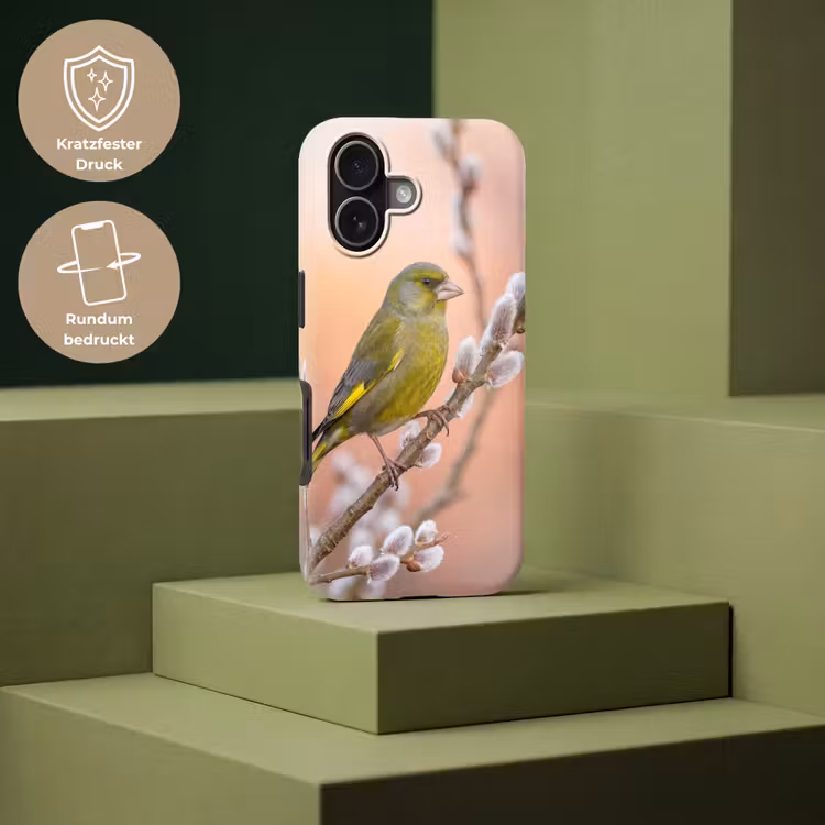 Groenling - Katjes - Lente - Natuur - Zacht Toughcase MagSafe Apple iPhone 17 klein -USP_PrintM_DE