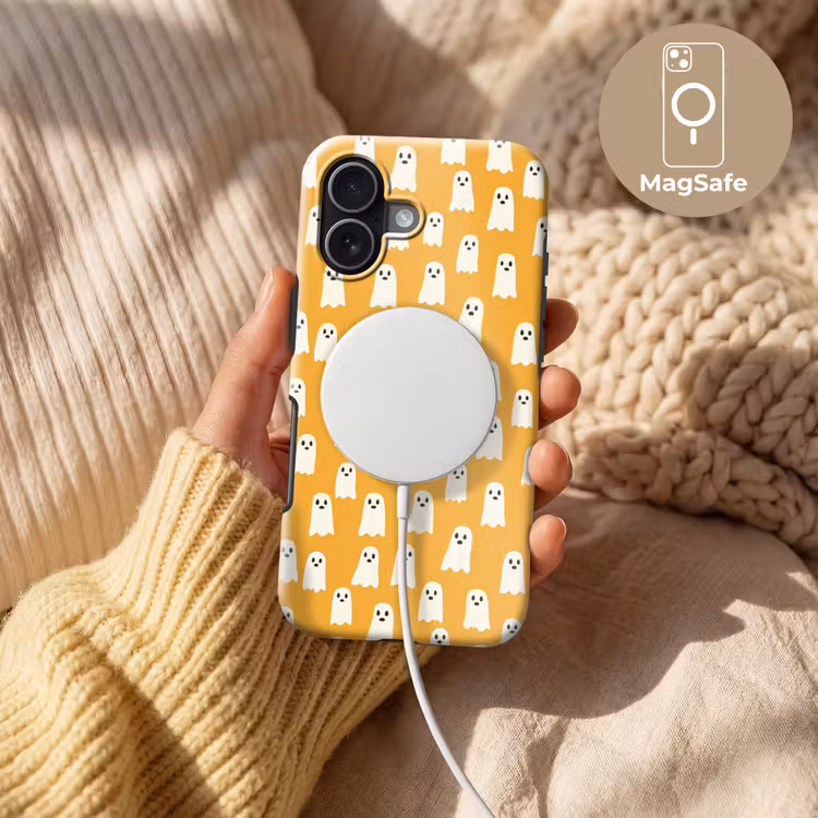 Halloween - Spookjes - Oker Toughcase MagSafe Apple iPhone 17 klein 1017 -USP_MagsafeV