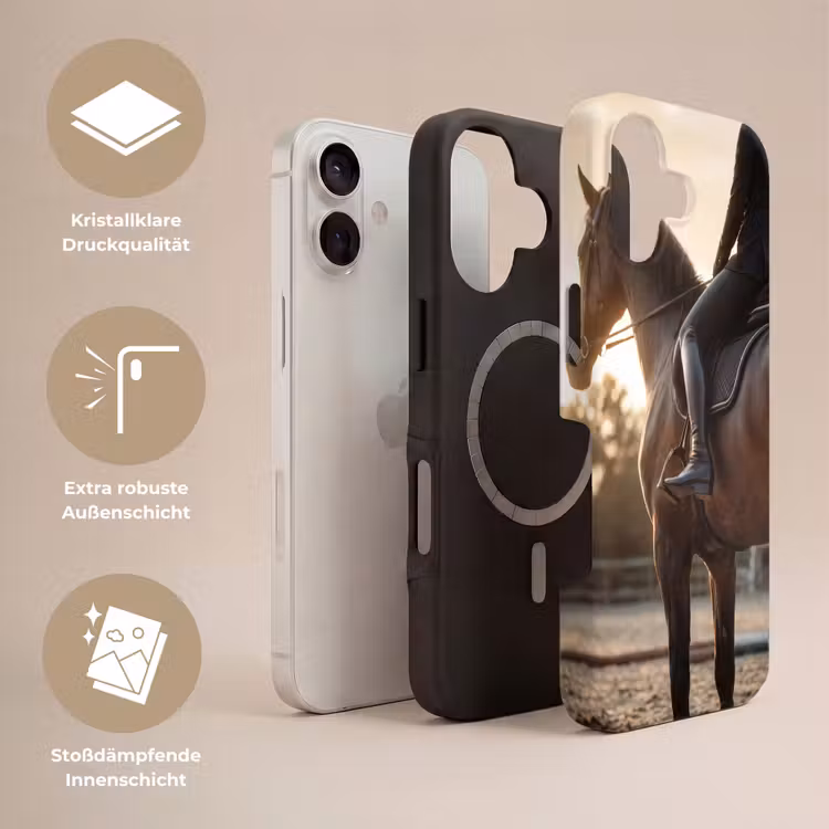 Harmonie - Ruiter - Zon Toughcase MagSafe Apple iPhone 17 klein -USP_Lagen_DE