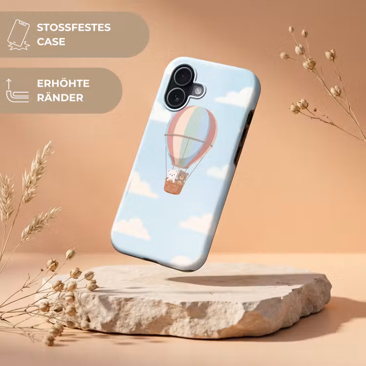 Luchtballon - Beren - Pastel Toughcase MagSafe Apple iPhone 17 klein -USP_RandenV_DE