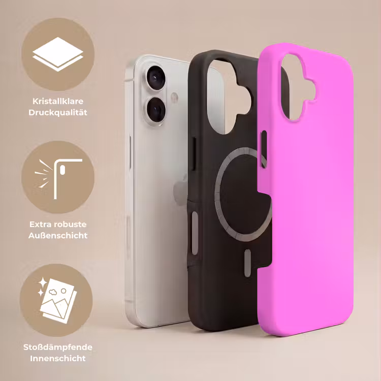 Bright - Orchid - Roze Toughcase MagSafe Apple iPhone 17 klein 1017 -USP_Lagen_DE