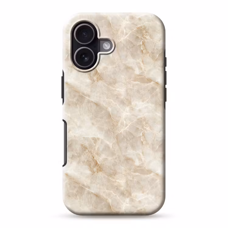 Lichtbeige - Onyx - Subtiel Toughcase MagSafe Apple iPhone 17 klein 1017 -3d