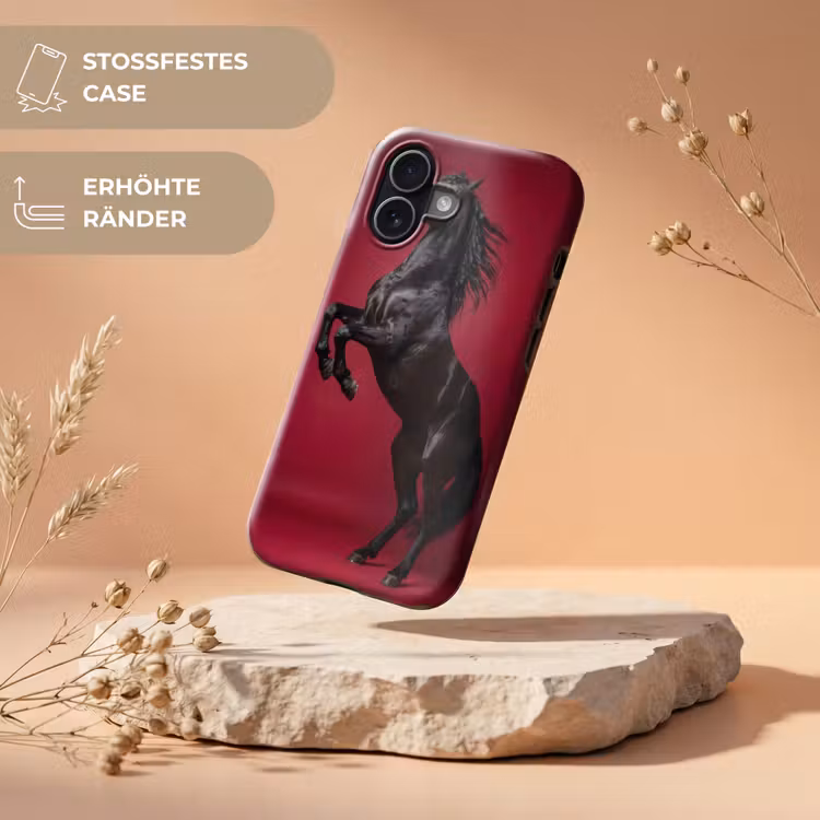 Hengst - Steigert - Rood Toughcase MagSafe Apple iPhone 17 klein -USP_RandenV_DE