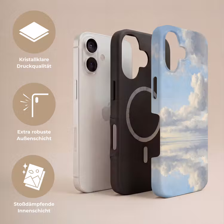 Lucht - Wolken - Natuur - Klassiek - Blauw Toughcase MagSafe Apple iPhone 17 klein -USP_Lagen_DE