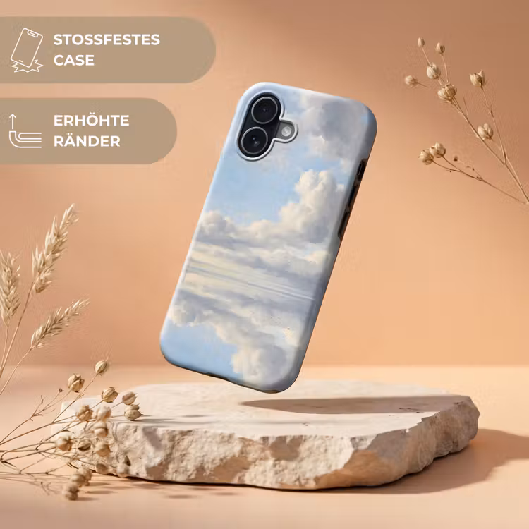 Lucht - Wolken - Natuur - Klassiek - Blauw Toughcase MagSafe Apple iPhone 17 klein -USP_RandenV_DE