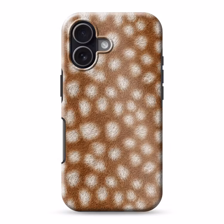 Hert - Vacht - Bruin Toughcase MagSafe Apple iPhone 17 klein 1017 -3d
