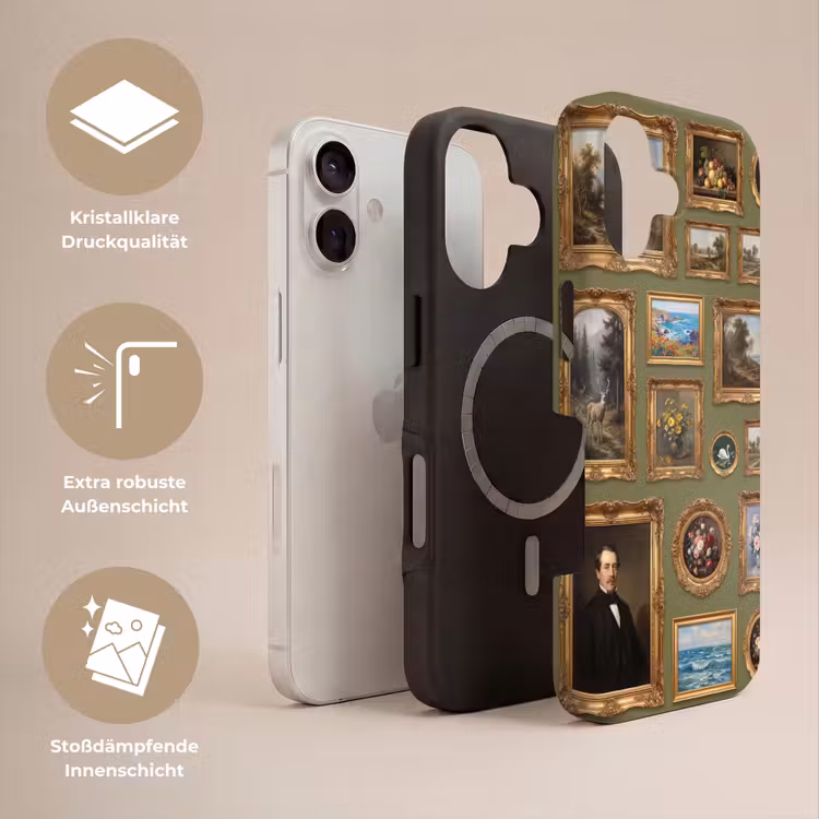 Hert - Bos - Natuur - Klassiek - Dieren Toughcase MagSafe Apple iPhone 17 klein -USP_Lagen_DE