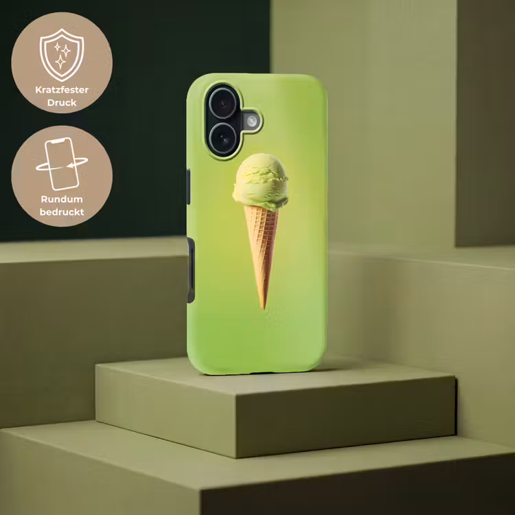Hoorntje - Schepijs - Groen Toughcase MagSafe Apple iPhone 17 klein -USP_PrintM_DE