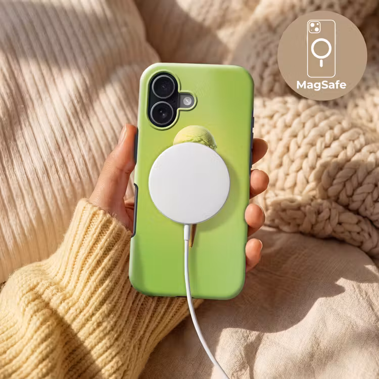 Hoorntje - Schepijs - Groen Toughcase MagSafe Apple iPhone 17 klein -USP_MagsafeV