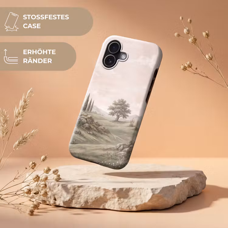 Heuvellandschap - Bomen - Natuur - Groen Toughcase MagSafe Apple iPhone 17 klein -USP_RandenV_DE