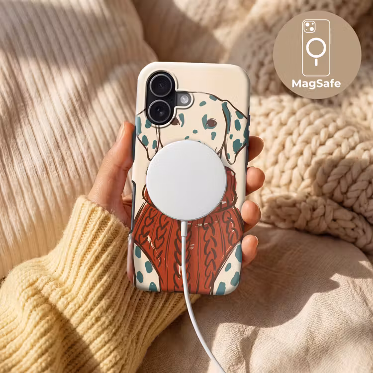 Hond - Trui - Winter - Dieren - Rood Toughcase MagSafe Apple iPhone 17 klein -USP_MagsafeV