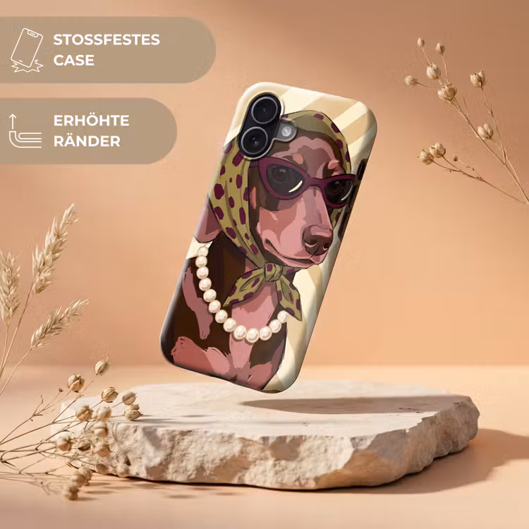 Hond - Zonnebril - Hoofddoek - Dieren - Modern Toughcase MagSafe Apple iPhone 17 klein -USP_RandenV_DE
