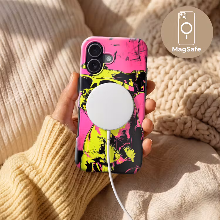 Hond - Zonnebril - Roze - Art Toughcase MagSafe Apple iPhone 17 klein -USP_MagsafeV