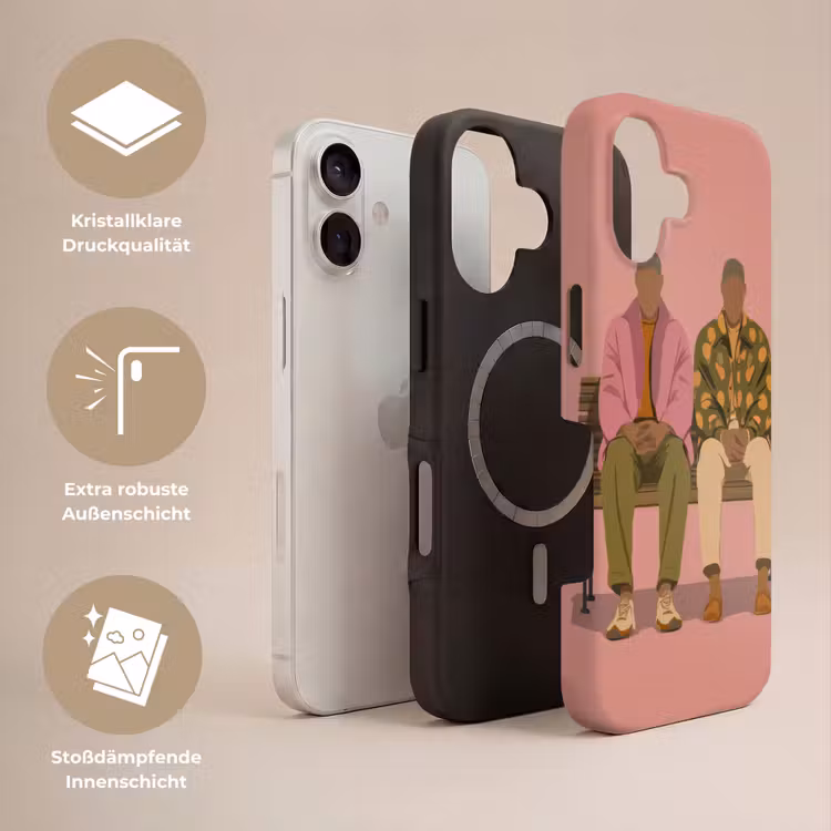 Illustratie - Bankje - Personen - Minimalistisch Toughcase MagSafe Apple iPhone 17 klein -USP_Lagen_DE