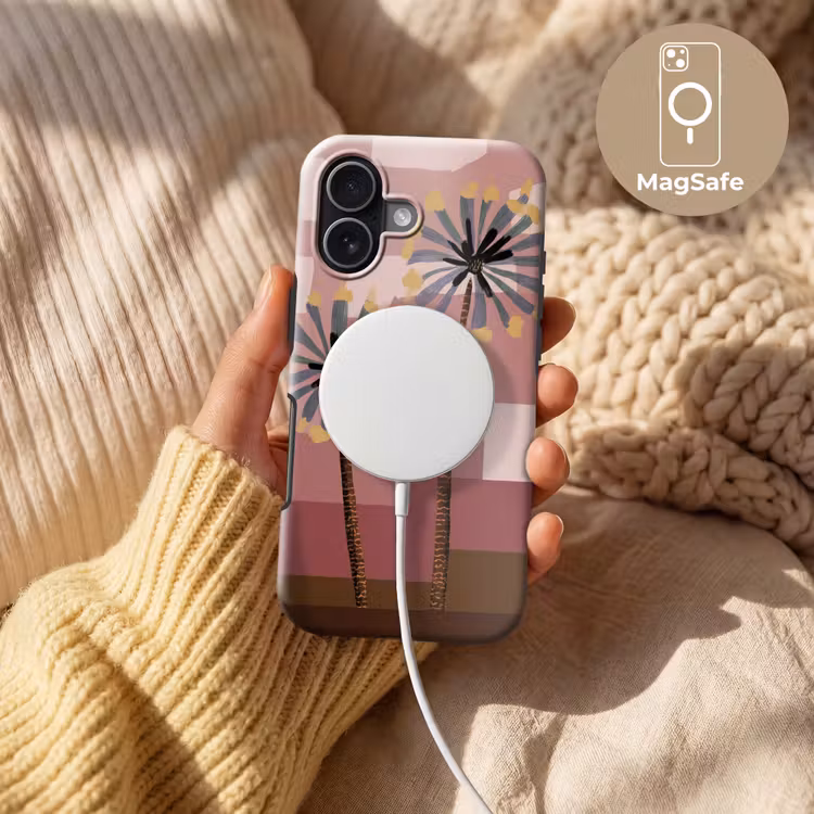 Illustratie - Bloemen - Vlakken - Abstract Toughcase MagSafe Apple iPhone 17 klein -USP_MagsafeV