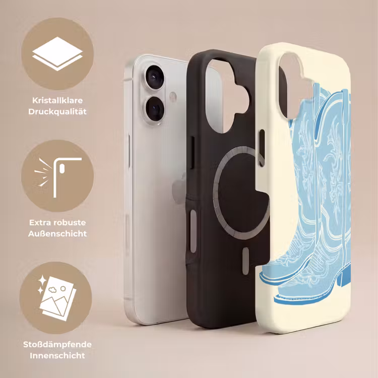 Illustratie - Cowboylaarzen - Patroon Toughcase MagSafe Apple iPhone 17 klein -USP_Lagen_DE