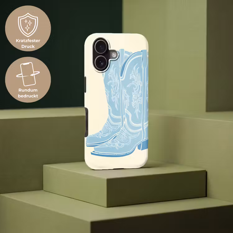 Illustratie - Cowboylaarzen - Patroon Toughcase MagSafe Apple iPhone 17 klein -USP_PrintM_DE