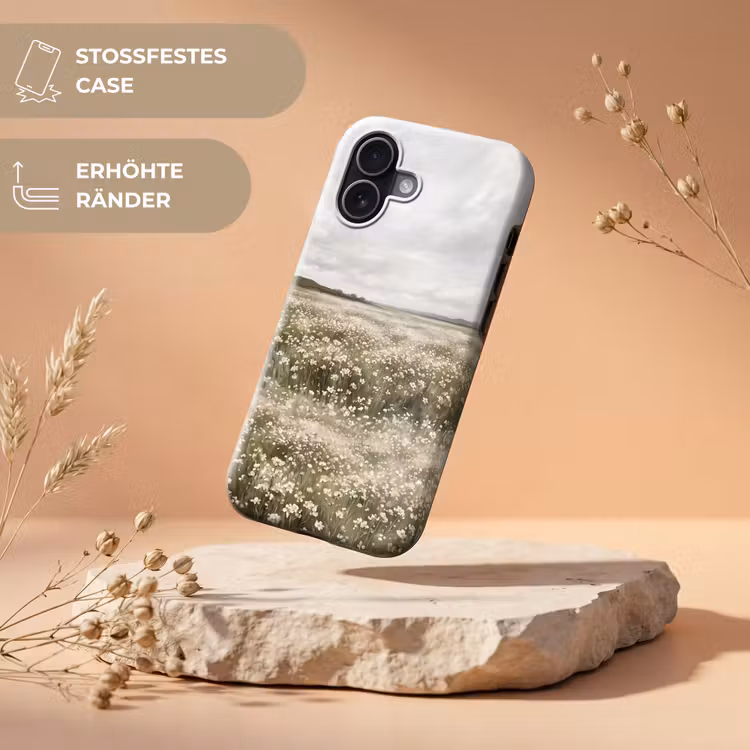Illustratie - Landschap - Wit Toughcase MagSafe Apple iPhone 17 klein -USP_RandenV_DE