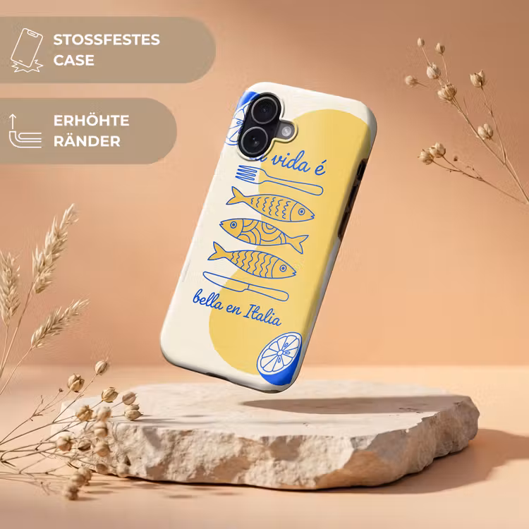 Italië - Eten - Citroen - Vis - Grafisch Toughcase MagSafe Apple iPhone 17 klein -USP_RandenV_DE