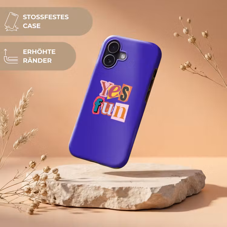 Yes fun - Kleurrijk - Collage-stijl Toughcase MagSafe Apple iPhone 17 klein -USP_RandenV_DE