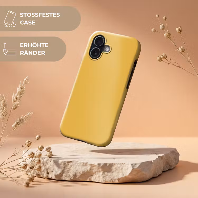 Joyful - Mustard - Geel Toughcase MagSafe Apple iPhone 17 klein 1017 -USP_RandenV_DE