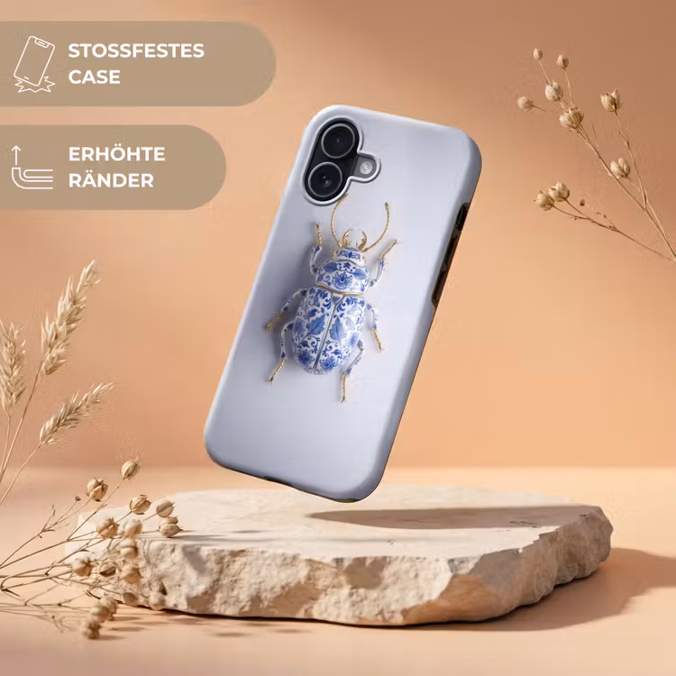 Kever - Delfts - Blauw - Goud Toughcase MagSafe Apple iPhone 17 klein -USP_RandenV_DE