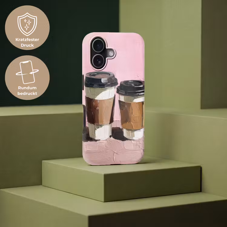 Koffiebekers - Deksel - Verf - Textuur Toughcase MagSafe Apple iPhone 17 klein -USP_PrintM_DE