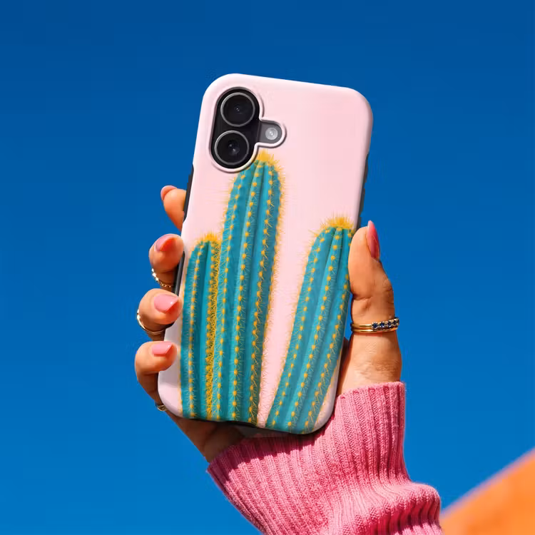 Cactussen - Modern - Pastel Toughcase MagSafe Apple iPhone 17 klein -Sfeer1V
