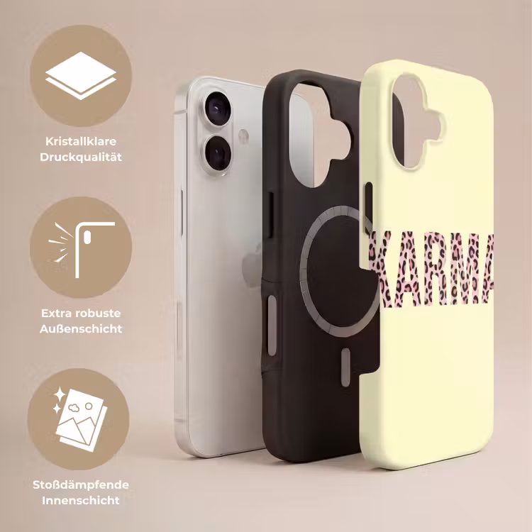 Karma - Luipaardprint - Geel Toughcase MagSafe Apple iPhone 17 klein -USP_Lagen_DE