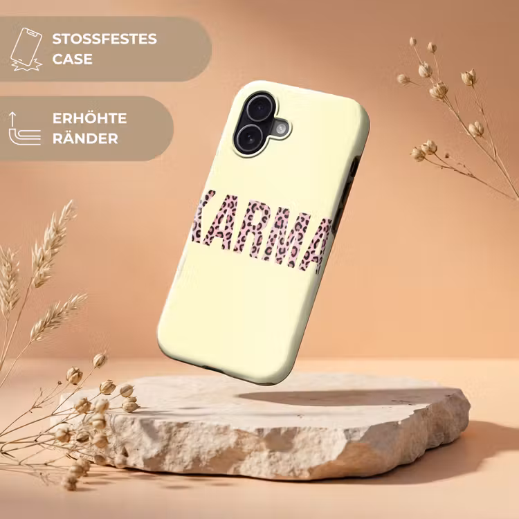 Karma - Luipaardprint - Geel Toughcase MagSafe Apple iPhone 17 klein -USP_RandenV_DE