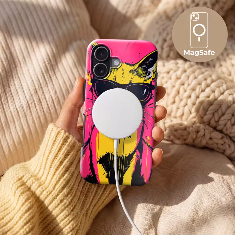 Kat - Art - Zonnebril - Roze Toughcase MagSafe Apple iPhone 17 klein -USP_MagsafeV