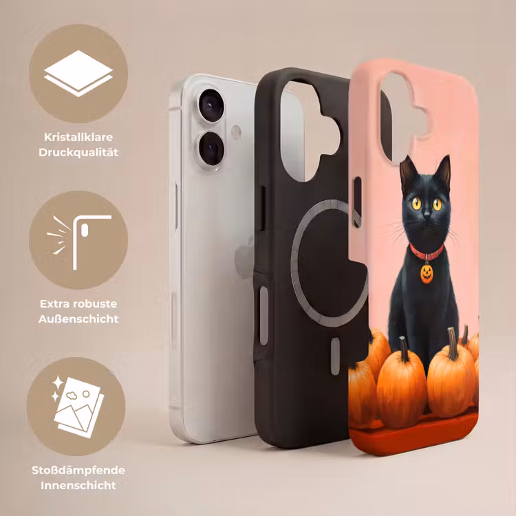 Kat - Pompoen - Roze Toughcase MagSafe Apple iPhone 17 klein -USP_Lagen_DE