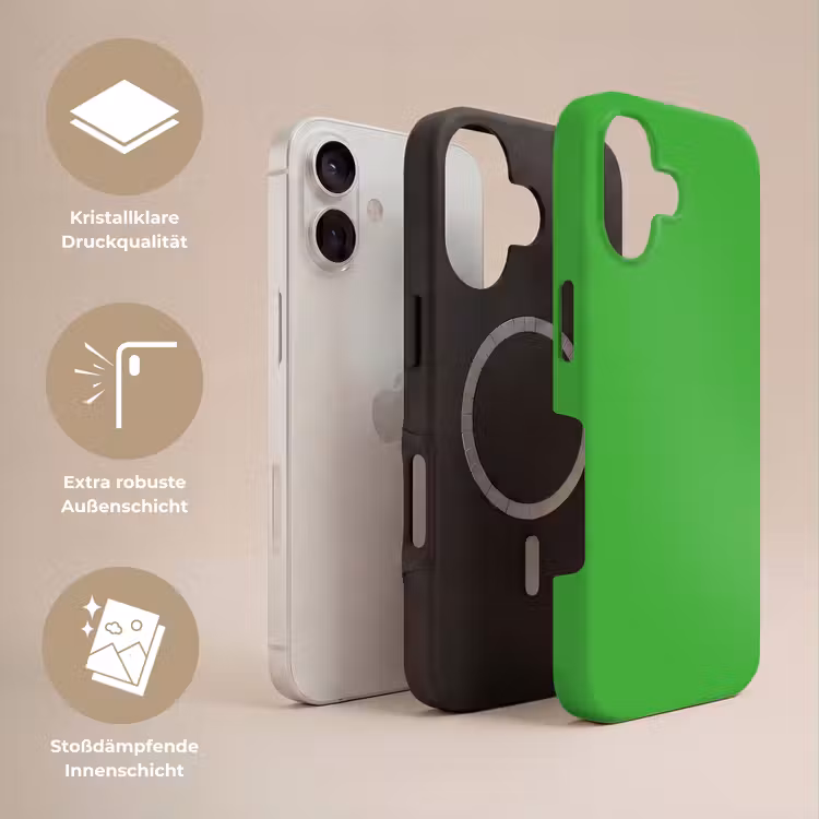 Kelly - Green - Groen Toughcase MagSafe Apple iPhone 17 klein 1017 -USP_Lagen_DE