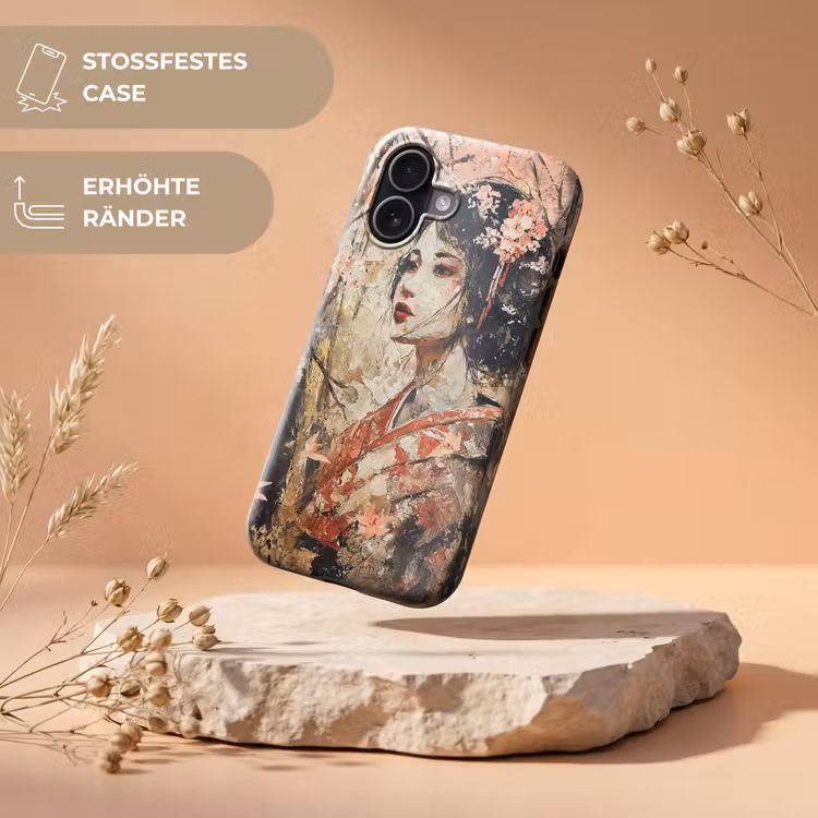 Kimono - Vrouw - kersenbomen Toughcase MagSafe Apple iPhone 17 klein -USP_RandenV_DE
