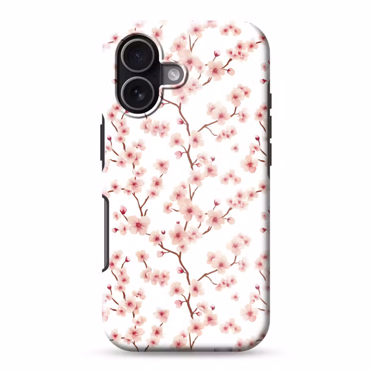 Kersenbloesem - Takken - Roze Toughcase MagSafe Apple iPhone 17 klein 1017 -3d