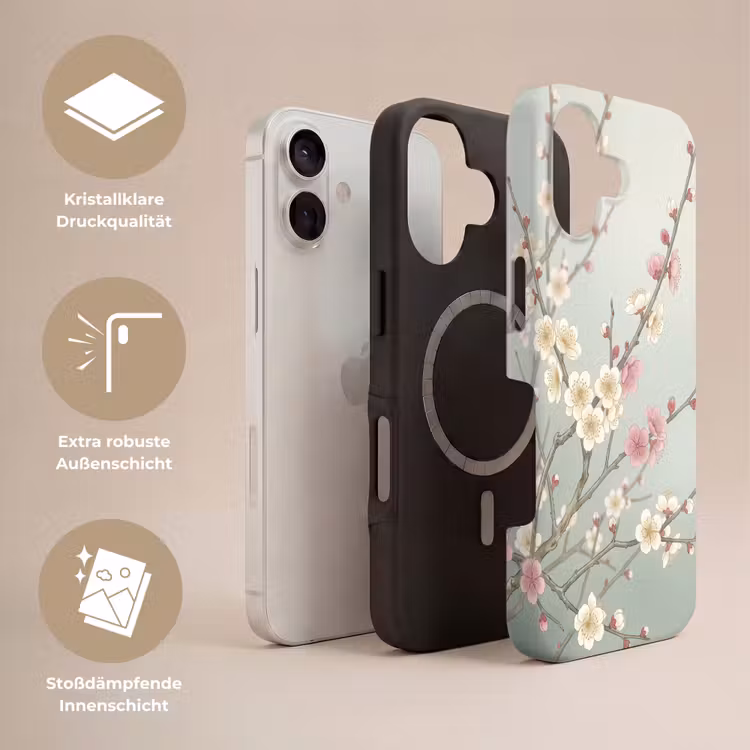 Kersen - Bloesem - Groen Toughcase MagSafe Apple iPhone 17 klein -USP_Lagen_DE