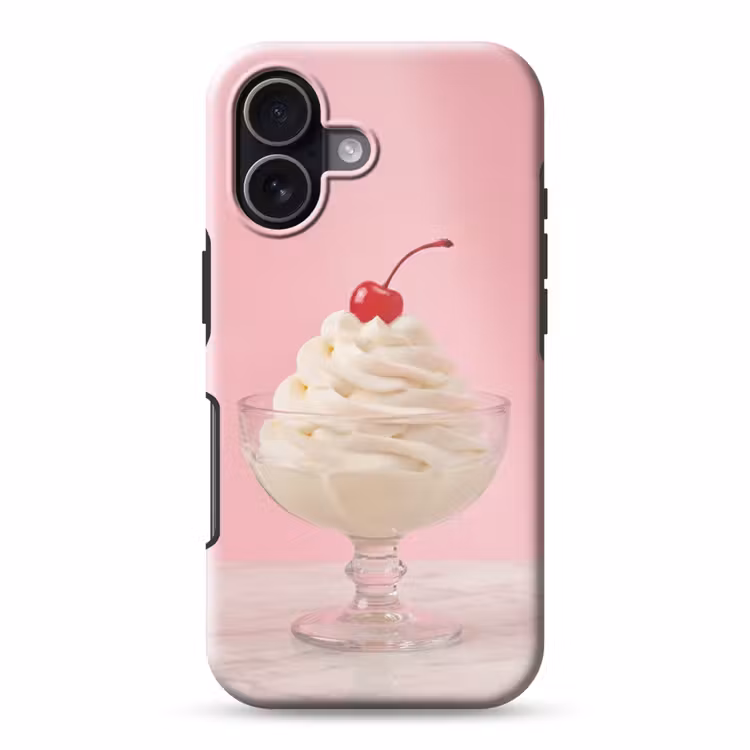 Kers - Slagroom - Roze Toughcase MagSafe Apple iPhone 17 klein -3d