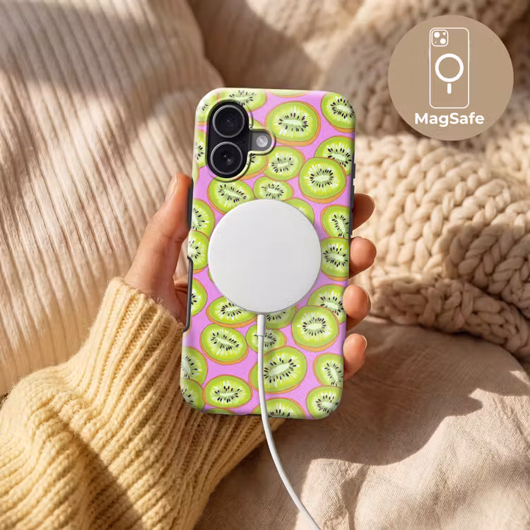 Kiwi - Speels - Groen Toughcase MagSafe Apple iPhone 17 klein 1017 -USP_MagsafeV