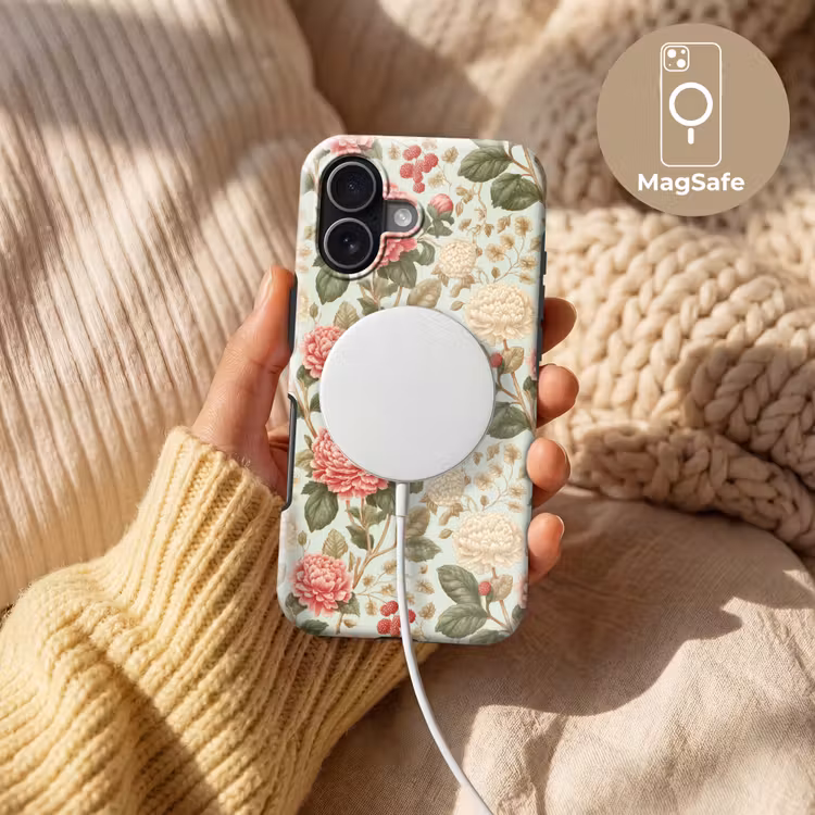 Klassiek - Botanisch - Veelkleurig Toughcase MagSafe Apple iPhone 17 klein 1017 -USP_MagsafeV