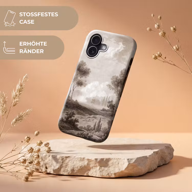 Klassiek - Landschap - Neutraal Toughcase MagSafe Apple iPhone 17 klein -USP_RandenV_DE
